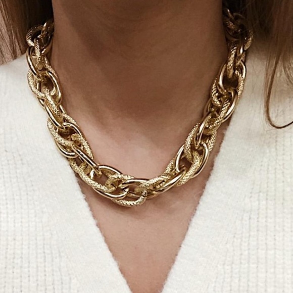 Jewelry - 💎 NEW 18K Gold Chunky Link Chain Necklace